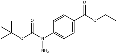 4-(N-Tert-Butoxycarbonylhydrazino)Benzoic Acid Ethyl Ester Struktur
