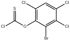 2-bromo-3,4,6-trichlorophenyl chlorothioformate|3,4,6-三氯-2-溴苯基硫代氯甲酸酯