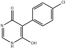 4(1H)-Pyrimidinone, 5-(4-chlorophenyl)-6-hydroxy-