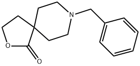 8-苄基-2-氧杂-8-氮杂-螺[4.5]癸烷-1-酮 结构式