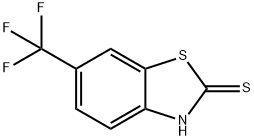 6-(Trifluoromethyl)-2(3H)-benzothiazolethione Struktur