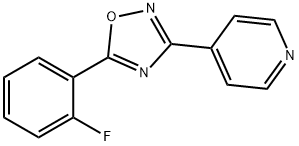 4-[5-(2-fluorophenyl)-1,2,4-oxadiazol-3-yl]pyridine,401580-39-0,结构式