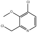 4-chloro-2-(chloromethyl)-3-methoxypyridine 化学構造式