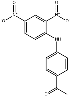 4-ACETYL-2',4'-DINITRODIPHENYLAMINE Struktur