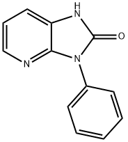 1,3-dihydro-3-phenyl-2H-Imidazo[4,5-b]pyridin-2-one 化学構造式