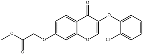 methyl {[3-(2-chlorophenoxy)-4-oxo-4H-chromen-7-yl]oxy}acetate|