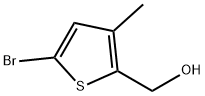 (5-bromo-3-methylthiophen-2-yl)methanol 结构式