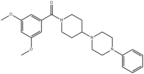 489422-48-2 (3,5-dimethoxyphenyl)[4-(4-phenylpiperazin-1-yl)piperidin-1-yl]methanone