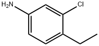 3-Chloro-4-ethylaniline Struktur