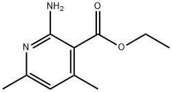 2-氨基-4,6-二甲基烟酸乙酯,51076-39-2,结构式
