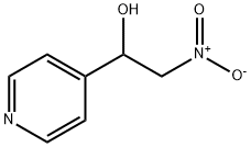 2-硝基-1-(吡啶-4-基)乙烷-1-醇 结构式