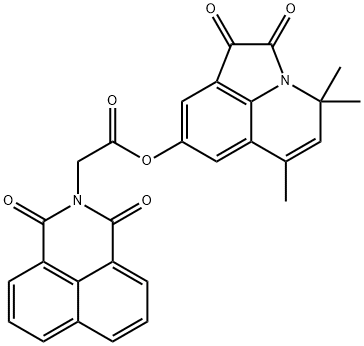 4,4,6-trimethyl-1,2-dioxo-1,2-dihydro-4H-pyrrolo[3,2,1-ij]quinolin-8-yl (1,3-dioxo-1H-benzo[de]isoquinolin-2(3H)-yl)acetate|