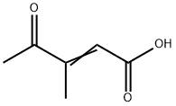 3-METHYL-4-OXO-2-PENTENOIC ACID Struktur