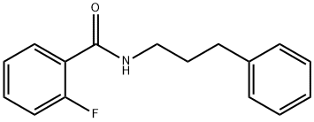 2-fluoro-N-(3-phenylpropyl)benzamide,543710-58-3,结构式