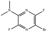 5-Bromo-3,6-difluoro-N,N-dimethylpyrazin-2-amine Structure