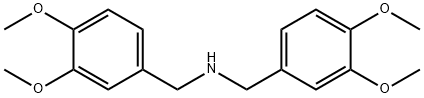 bis(3,4-dimethoxybenzyl)amine 化学構造式
