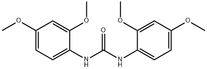 1,3-BIS(2,4-DIMETHOXYPHENYL)UREA Struktur