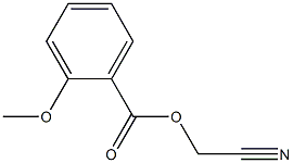 Benzoicacid,2-methoxy-,cyanomethylester Struktur