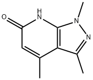 1,3,4-trimethyl-1H-pyrazolo[3,4-b]pyridin-6-ol Struktur