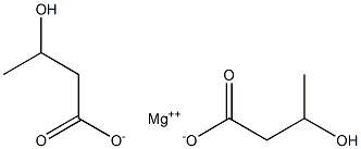 3-Hydroxybutanoic acid magnesium salt Struktur