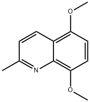 2-methyl-5,8-dimethoxyquinoline 化学構造式