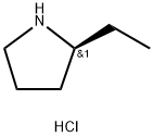 (2S)-エチルピロリジン塩酸塩 化学構造式