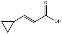 (反式)-3-环丙基丙烯酸,60129-33-1,结构式
