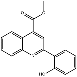 methyl 2-(2-hydroxyphenyl)quinoline-4-carboxylate Structure