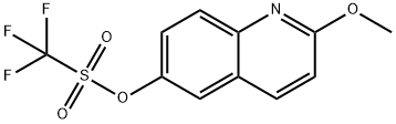 2-methoxy-6-quinolinyl trifluoromethanesulfonate Struktur