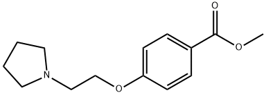 methyl 4-(2-(pyrrolidin-1-yl)ethoxy)benzoate Structure
