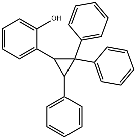 2-(2,2,3-Triphenylcyclopropyl)phenol Structure