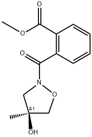 (S)-2-(4-羟基-4-甲基异恶唑烷-2-羰基)苯甲酸甲酯, 644970-78-5, 结构式