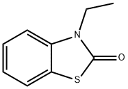 3-Ethyl-2,3-dihydrobenzothiazol-2-on,6468-14-0,结构式