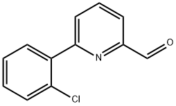 6-(2-Chlorophenyl)picolinaldehyde 结构式