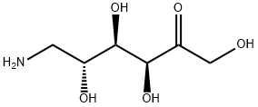 6-Amino-6-deoxy-D-fructose Structure