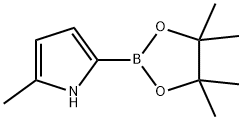 2-methyl-5-(4,4,5,5-tetramethyl-1,3,2-dioxaborolan-2-yl)-1H-pyrrole Structure