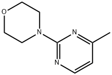 4-(4-methyl-2-pyrimidinyl)morpholine 化学構造式