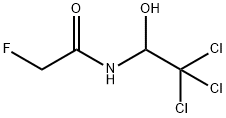 2-FLUORO-N-(2,2,2-TRICHLORO-1-HYDROXY-ETHYL)-ACETAMIDE Struktur