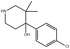 4-(4-chlorophenyl)-3,3-dimethylpiperidin-4-ol