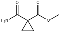 1-氨基甲酰基-环丙烷甲酸甲酯, 6914-80-3, 结构式
