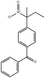 4-(1-METHYL-1-NITROPROPYL)BENZOPHENONE Structure
