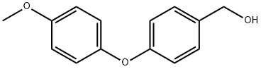 4-(4-methoxyphenoxy)benzenemethanol Structure