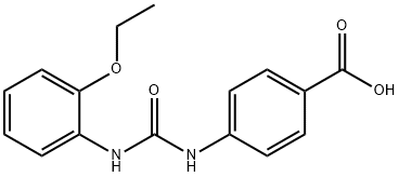 4-(3-(2-ethoxyphenyl)ureido)benzoic acid Structure