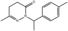 6-Methyl-2-(1-(p-tolyl)ethyl)-4,5-dihydropyridazin-3(2H)-one Structure