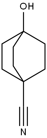 4-hydroxybicyclo[2.2.2]octane-1-carbonitrile 结构式