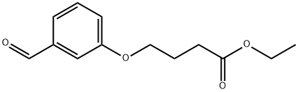 Butanoic acid, 4-(3-formylphenoxy)-, ethyl ester 结构式
