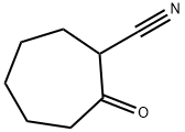 2-羰基-环庚烷甲腈 结构式