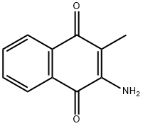 2-Amino-3-methyl-[1,4]naphthoquinone Structure