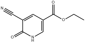 ethyl 5-cyano-6-oxo-1,6-dihydropyridine-3-carboxylate Structure