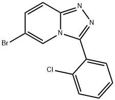 6-Bromo-3-(2-chlorophenyl)-[1,2,4]triazolo[4,3-a]pyridine Structure